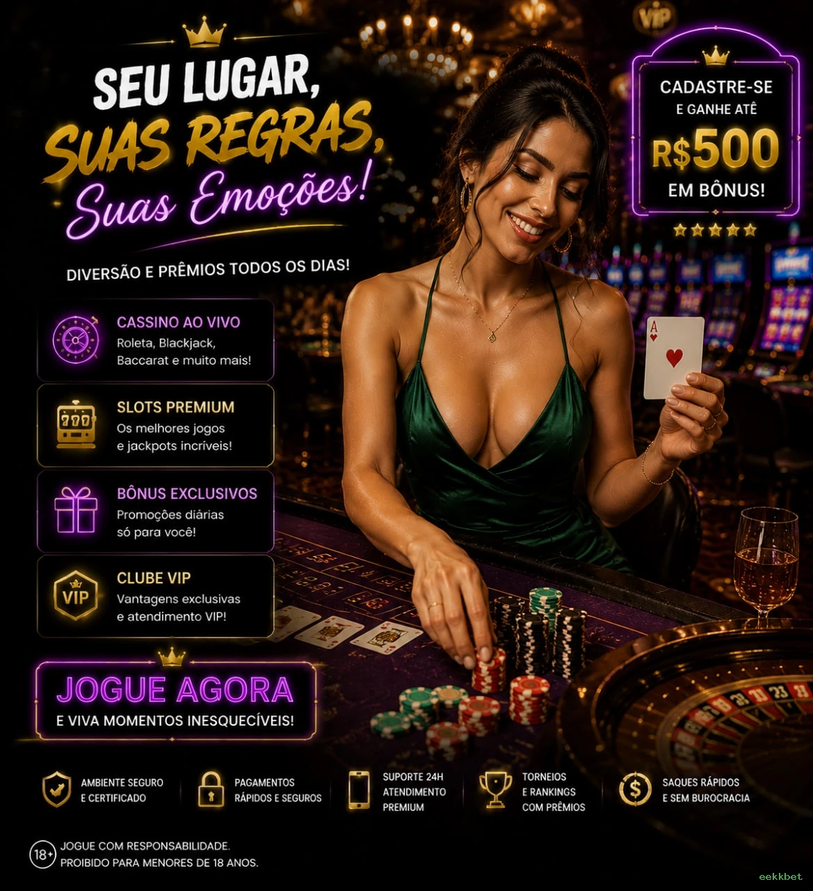 Roleta e blackjack eekkbet